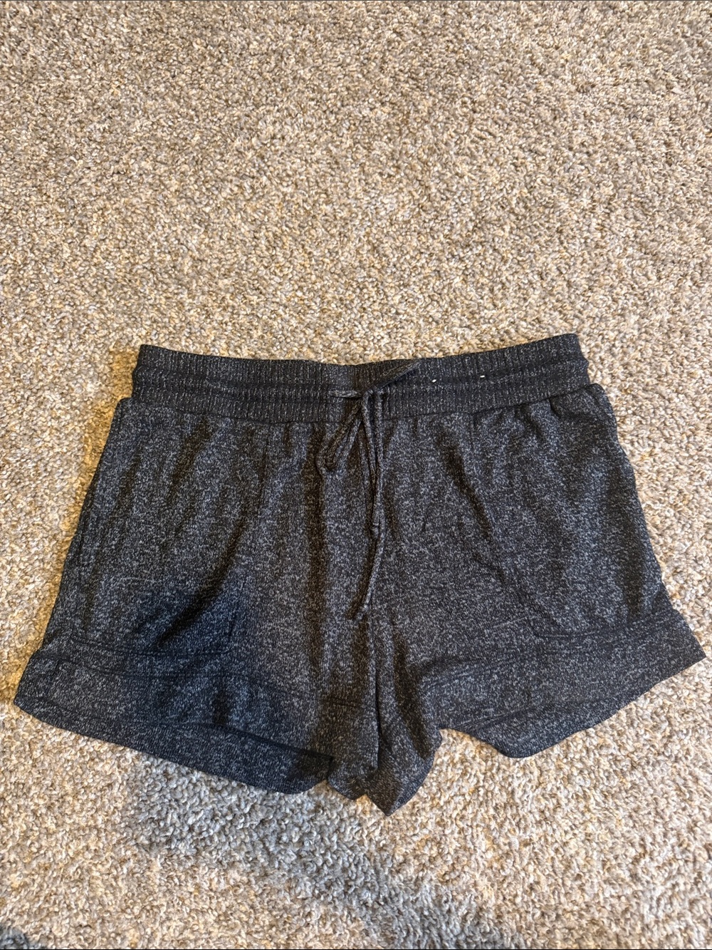 stars above Charcoal Heather Lounge Shorts with Drawstring